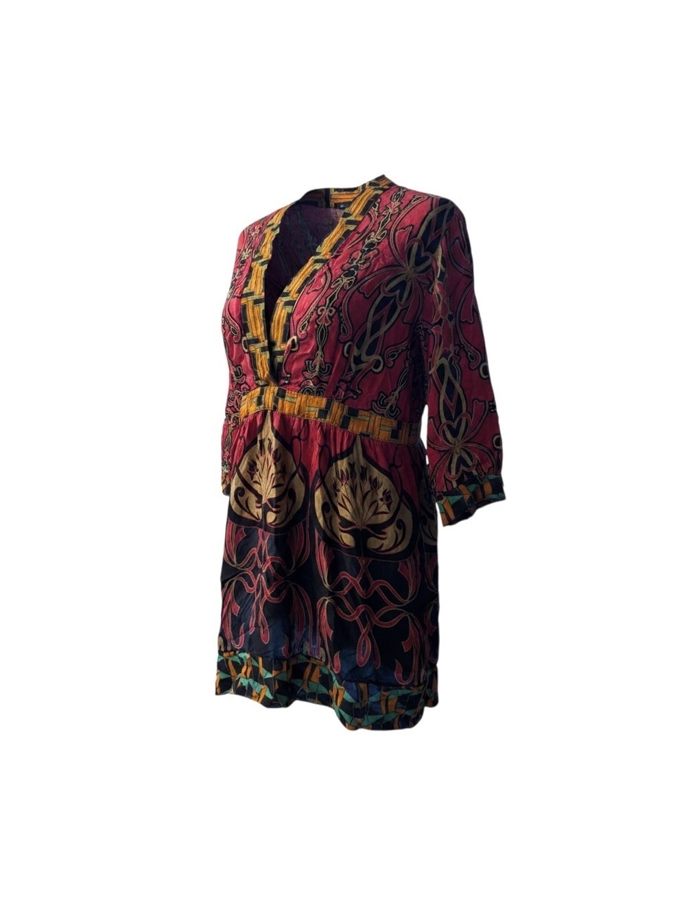 Cabi Women's Large Bohemian Style Tunic Top with Pattern - Picture 4 of 7